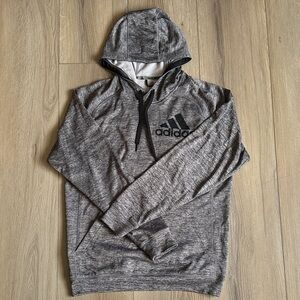 Adidas Heathered Gray Men's Hoodie